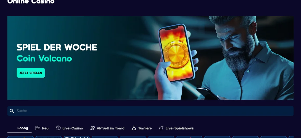 Spiel bei Spinsino spielen